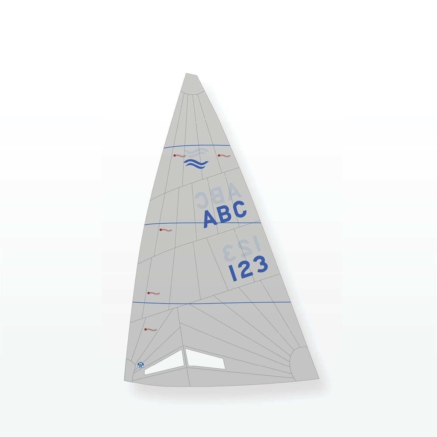 Gro Segel Gs North Sails Sailmaking F R Jolle Polyester Carbon