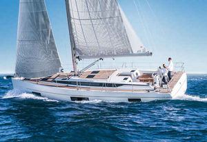 Segel-Yacht / Fahrten / mit offenem Heck / Decksalon / 6 Kabinen