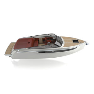 Innenborder-Runabout / Doppelkonsole / mit Kabine / Sonnendeck