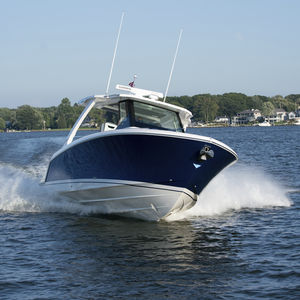 Express Cruiser / Außenbord / zweimotorig / Hard-top / Bowrider