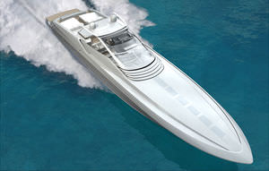 schnelle Motoryacht / Open / Verbundwerkstoff / Gleiter