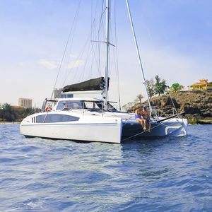 Katamaran / Cruiser-Racer / mit offenem Heck / 2 Kabinen