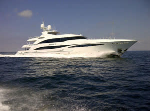 Fahrten-Megayacht / mit Ruderhaus / Aluminium