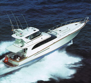 Sportfischer-Motoryacht / Flybridge / Verdränger Rumpf / nach Maß