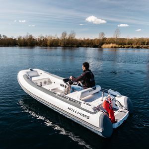 Innenborder-Schlauchboot / Seitenkonsole / Sport / Jetantrieb