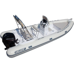 Außenbord-Schlauchboot / Festrumpf / Mittelkonsole / Sonnendeck