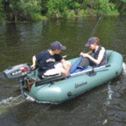 Außenbord-Schlauchboot / faltbar / Fischerei / 2er