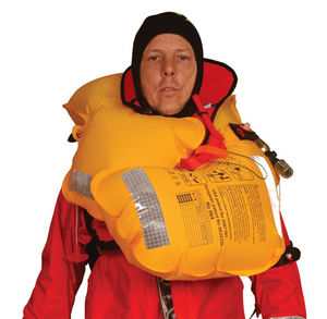 automatisch aufblasbare Rettungsweste / mit Auffanggurt / Gewerbe