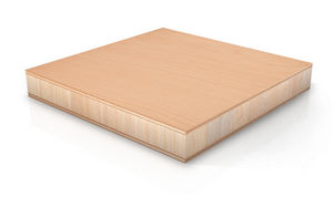 Sandwich Platte / Dekor / für Schiffseinrichtungen / Balsa / Holz