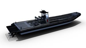 Nutzfahrzeug / Innenborder / Diesel / Festrumpf-Schlauchboot