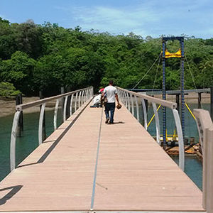 Schwimmender Weg