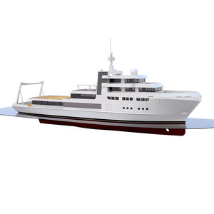 Fahrten-Megayacht / Explorer / Raised Pilothouse / Stahl