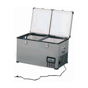 Kombinierter Kühl- und Gefrierschrank / für Boote / frei verlegbar / Edelstahl
