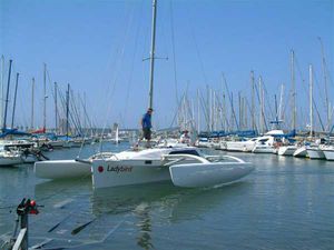 Trimaran / Cruiser-Racer / mit offenem Heck / 1 Kabine
