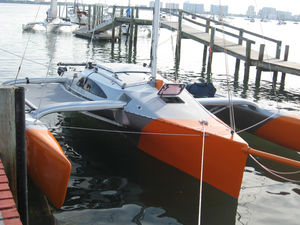 Trimaran / Cruiser-Racer / mit offenem Heck / 1 Kabine