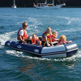 Außenbord-Schlauchboot / faltbar / aufblasbarer Boden / mit aufblasbarem Kiel
