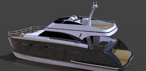 Motor-Katamarane Motoryacht / Charter / Sportfischer / Flybridge