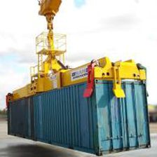 Spreader für Container / für mobilen Hafenkran / teleskopisch / Twin-Lift