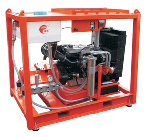 Hochdruckreiniger für Werft / für Schiffe / vormontiert / Diesel-Motor