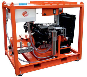 Hochdruckreiniger für Werft / für Schiffe / vormontiert / Diesel-Motor