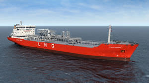 Flüssigerdgastanker-Frachtschiff / Flüssiggas-Tanker