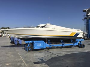 Anhänger für Materialumschlag / für Werft / mit Eigenantrieb / ferngesteuert