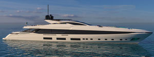 Fahrten-Superyacht / Raised Pilothouse / Aluminium / Verdränger Rumpf