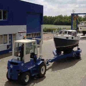Anhänger für Materialumschlag / für Werft / hydraulisch