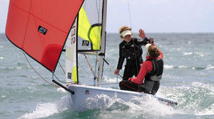 zweihändige Jolle / Kinder / Regatta / Freizeit
