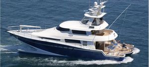 Katamaran-Motoryacht / Sportfischer / Flybridge / Verbundwerkstoff