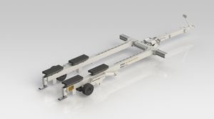 Anhänger für das Zuwasserlassen / für Materialumschlag / für Werft / hydraulisch