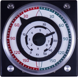 Standanzeige zur Anwendung auf Booten / Windrichtung / analog