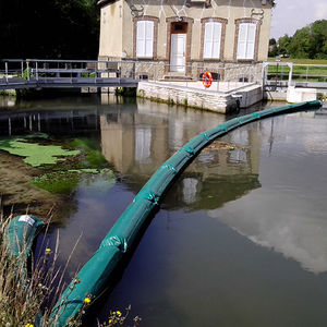 Sperre zur Schadstoffbekämpfung / schwimmend / zur Dauerinstallierung / für Häfen