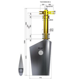 NACA-Profil-Ruder / für Schiffe