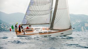 Segel-Yacht / Cruiser-Racer / mit offenem Heck
