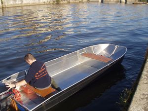 Offenes Boot / Außenbord / Open / Sportfischer / Aluminium