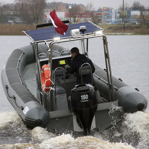 Außenbord-Schlauchboot / Festrumpf / Mittelkonsole / Jockey-Konsole