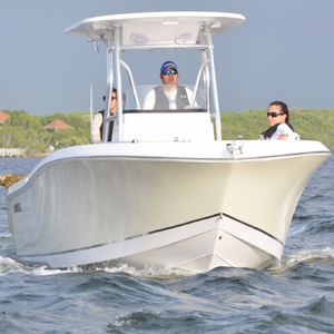 Außenbord-Konsolenboot / Mittelkonsole / Sportfischer / T-Top