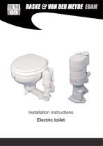 Marine toilet electric 