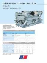 MTU Dieselmotoren 12V/16V 2000 M70 f�r Schiffe mit hoher Auslastung (1B)