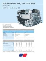 MTU Dieselmotoren 12V/16V 2000 M72 f�r Schiffe mit hoher Auslastung (1B)