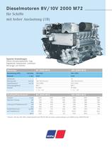 MTU Dieselmotoren 8V/10V 2000 M72 f�r Schiffe mit hoher Auslastung (1B)