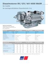 MTU Dieselmotoren 8V/12V/16V 4000 M60R f�r Schiffe im uneingeschr�nkten Dauerbetrieb (1A)