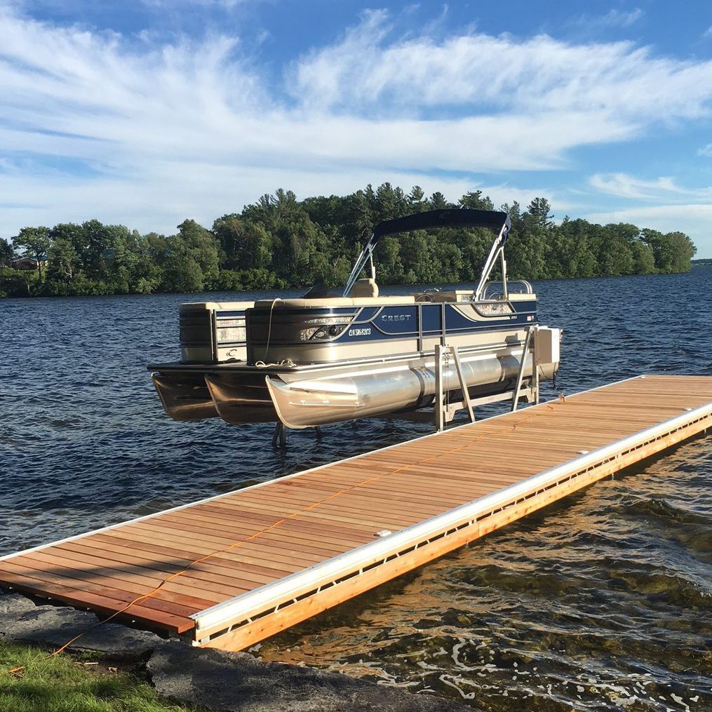 Bootslift Vertical R & J Machine schwimmend / Aluminium