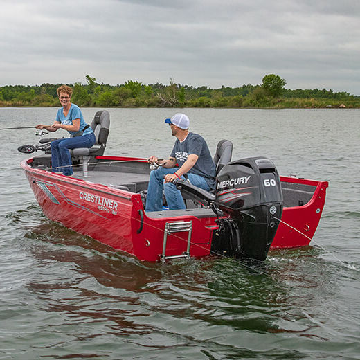 BayBoat / Außenborder 1750 PRO TILLER Crestliner Sportfischer