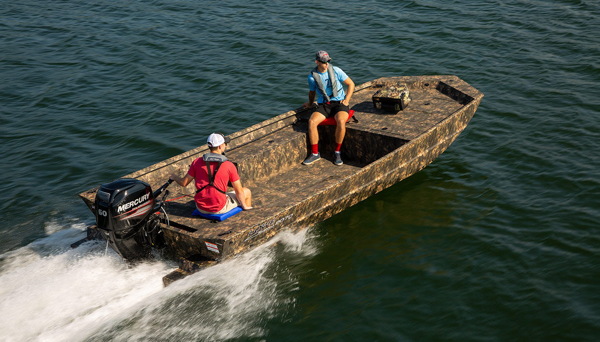 JonBoat / Außenborder Roughneck 2070 Deluxe Tiller Lowe Open