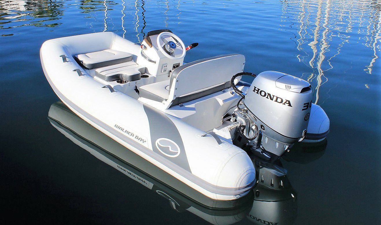 Außenbord-Schlauchboot - SUPERTENDER 325 DELUXE CONSOLE - Walker Bay Boats - Festrumpf ...