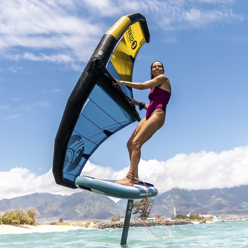 KiteBoard / mit Foil MACRO AIR Cabrinha Kites Freeride / Wave