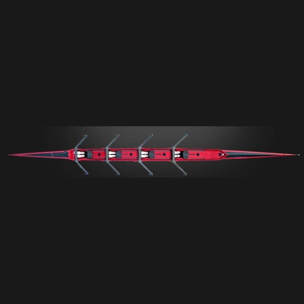 Rudder Racing Shell Rennruderboot - Extreme - Kaschper Racing Shells - Doppelvierer