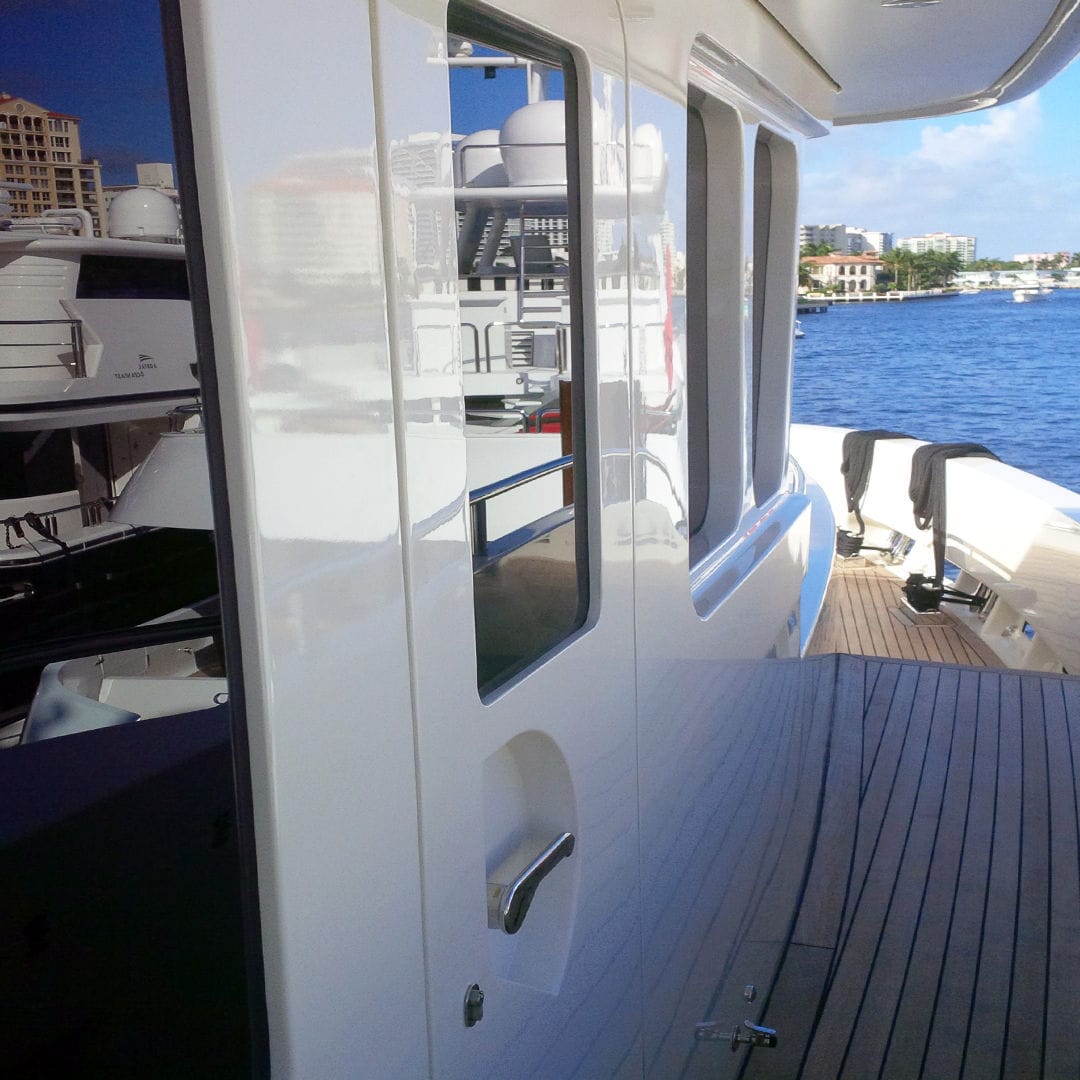 Tür für Yacht - T series - Allufer tempesta - Seitenscharnier ...